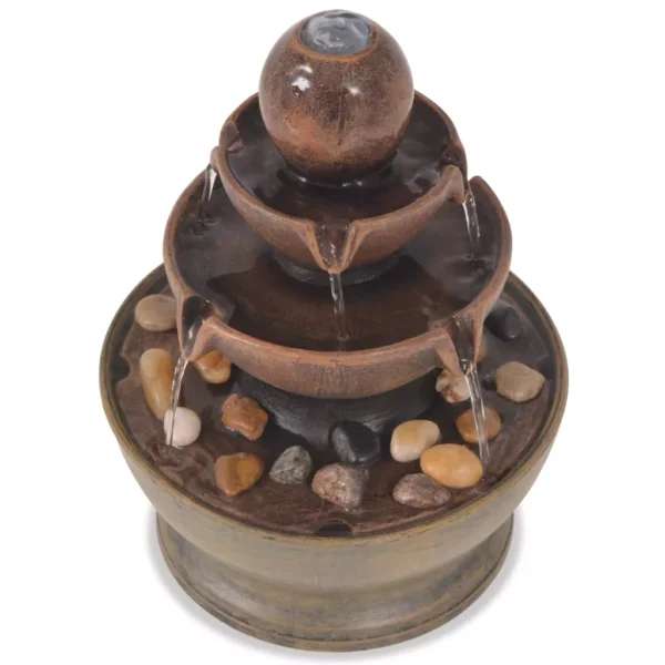 Zimmerbrunnen mit Pumpe Polyresin – Bild 6