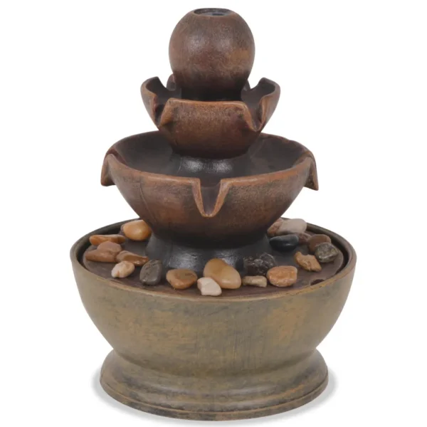 Zimmerbrunnen mit Pumpe Polyresin – Bild 5