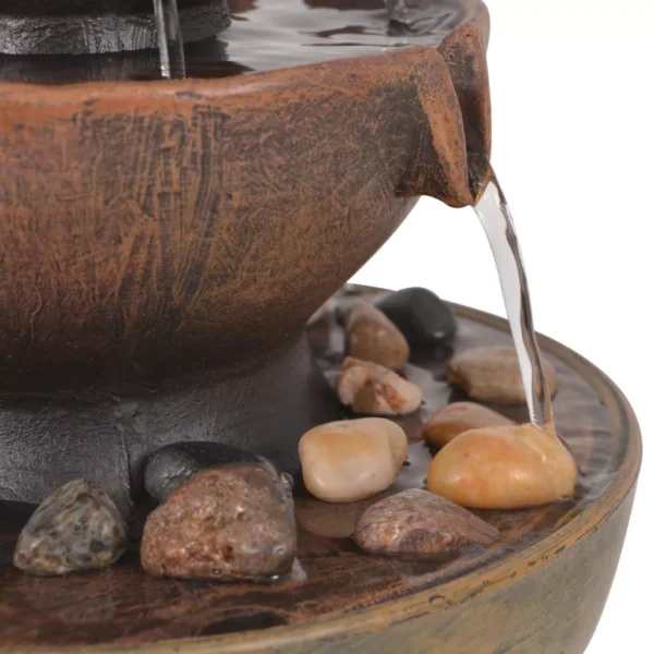 Zimmerbrunnen mit Pumpe Polyresin – Bild 4
