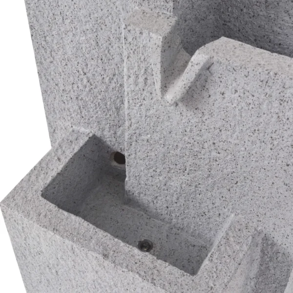 Zimmerbrunnen mit LED-Licht Polyresin – Bild 3