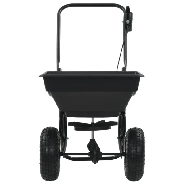 Handstreuwagen Salzstreuer PVC und Stahl 92x46x70 cm 15 L – Bild 8