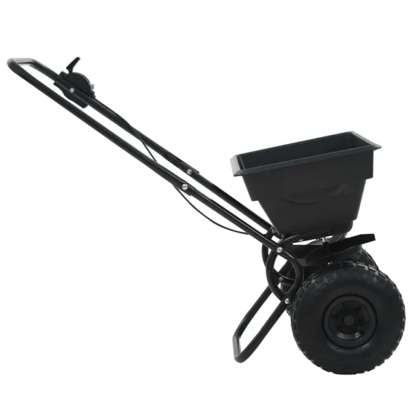 Handstreuwagen Salzstreuer PVC und Stahl 92x46x70 cm 15 L – Bild 7