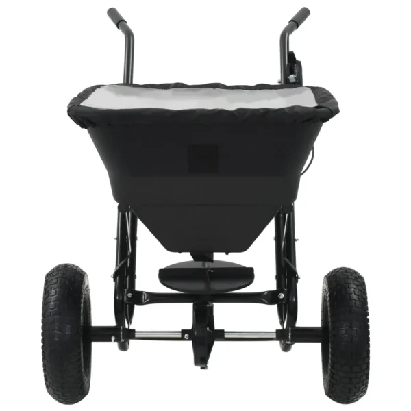 Handstreuwagen Salzstreuer PVC und Stahl 106x73x76 cm 45 L – Bild 8
