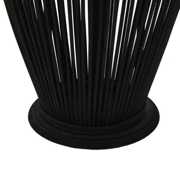 Hängender Kerzenleuchter Bambus Schwarz 95cm – Bild 4