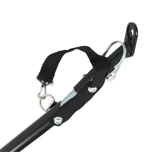 2-in-1 Tier-Fahrradanhänger und Jogger Grau und Blau – Bild 3