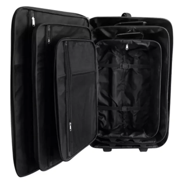 Reiseset Kofferset 5-teilig Schwarz – Bild 3