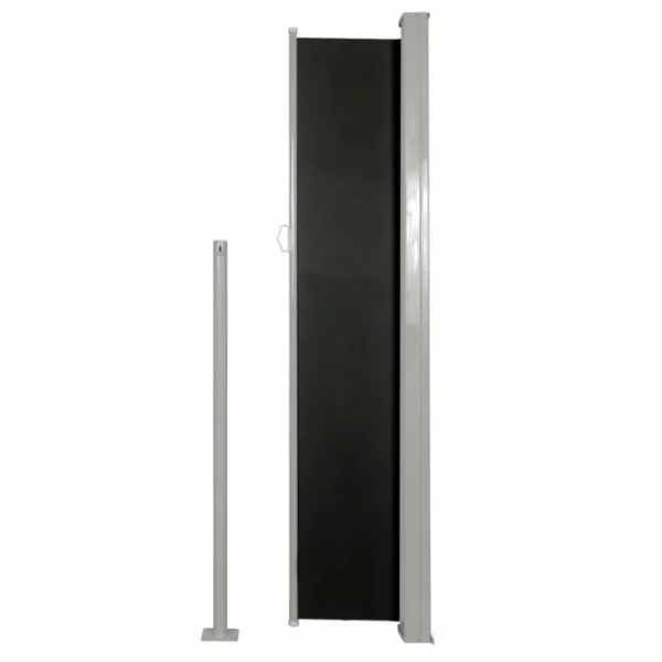 Seitenmarkise 160x300 cm Schwarz – Bild 4