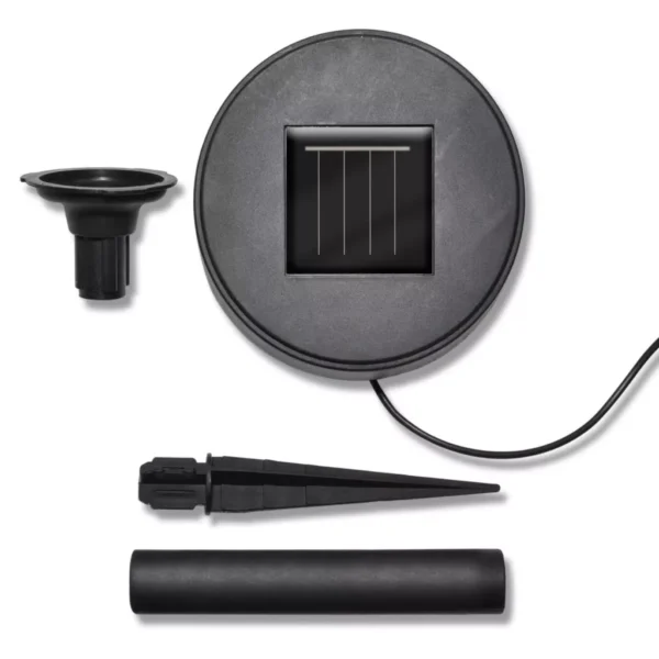 Solarkugel 3 LED Gartenleuchten mit Erdspießen & Solarmodul – Bild 5