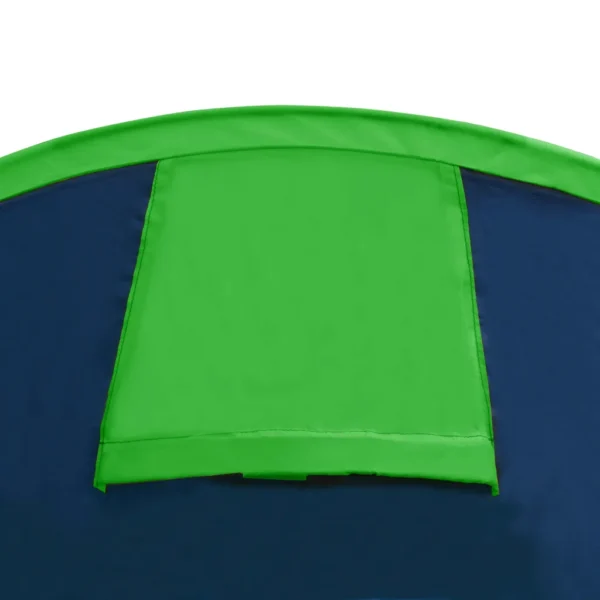 Familienzelt Kuppelzelt Campingzelt 4 Personen Blau/Grün – Bild 6