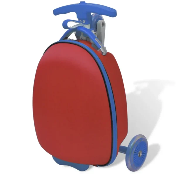 Roller mit Trolley-Koffer für Kinder Rot – Bild 5