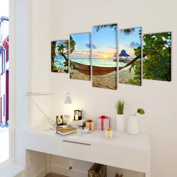 Bilder Set Hängematte 200 x 100 cm – Bild 3