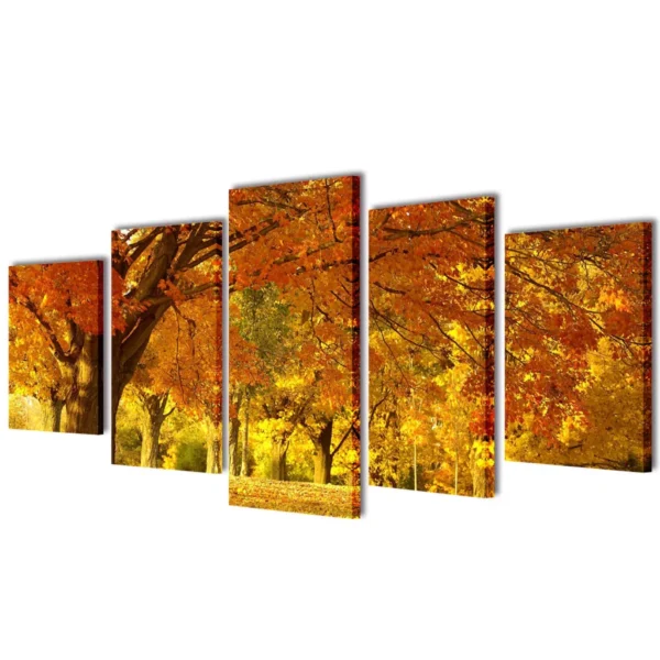 Bilder Set Ahorn 200 x 100 cm