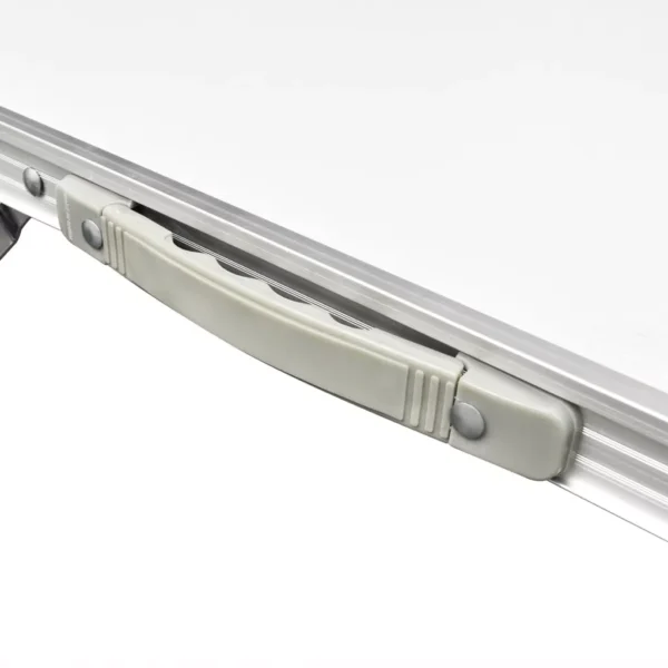 Campingtisch zusammenklappbar höhenverstellbar Aluminium 120 x 60 cm – Bild 2