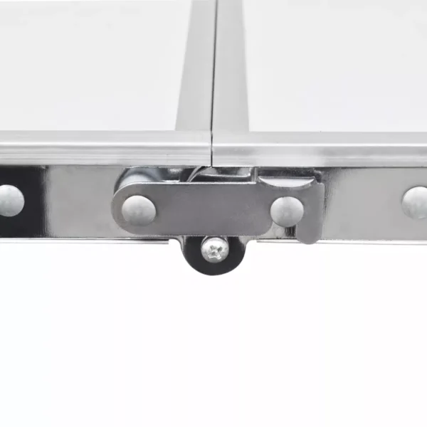 Campingtisch zusammenklappbar höhenverstellbar Aluminium 180 x 60 cm – Bild 6