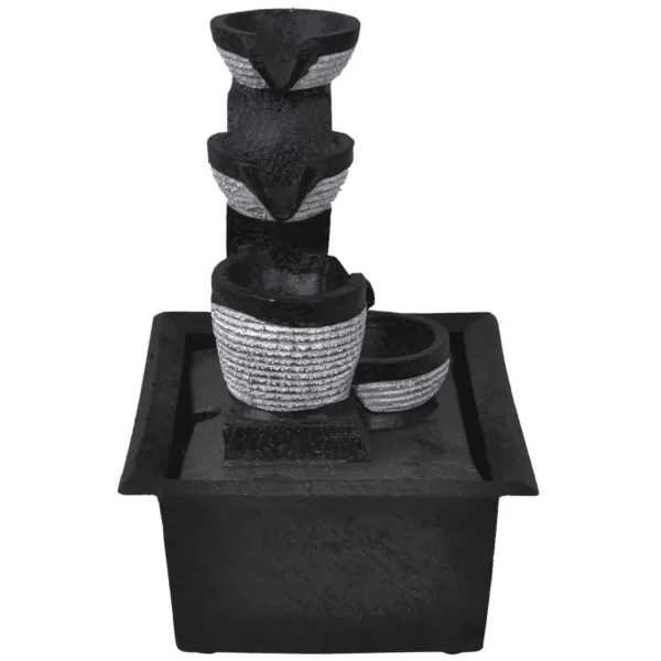 Zimmerbrunnen mit LED Polyresin – Bild 4