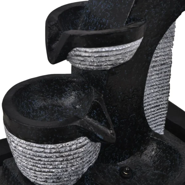 Zimmerbrunnen mit LED Polyresin – Bild 3