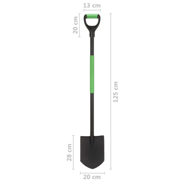 Gartensparten D-Griff Stahl – Bild 2