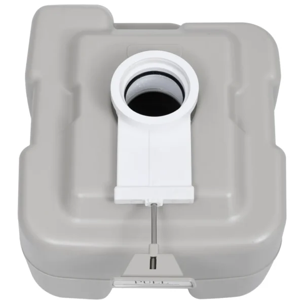Tragbare Campingtoilette Grau 20 + 10 L – Bild 4
