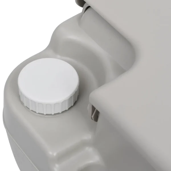 Tragbare Campingtoilette Grau 20 + 10 L – Bild 3