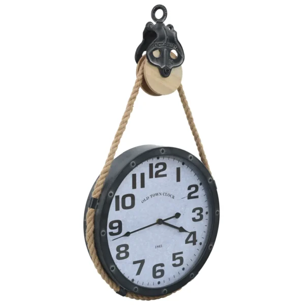 Wanduhr mit Seil – Bild 4