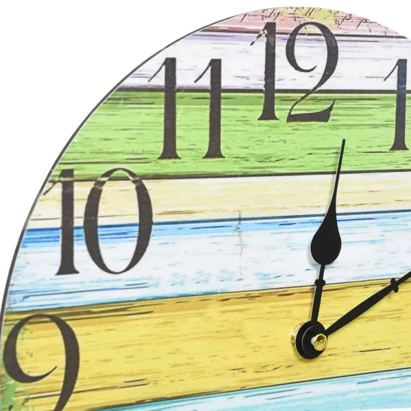 Wanduhr Mehrfarbig (30 cm) – Bild 3