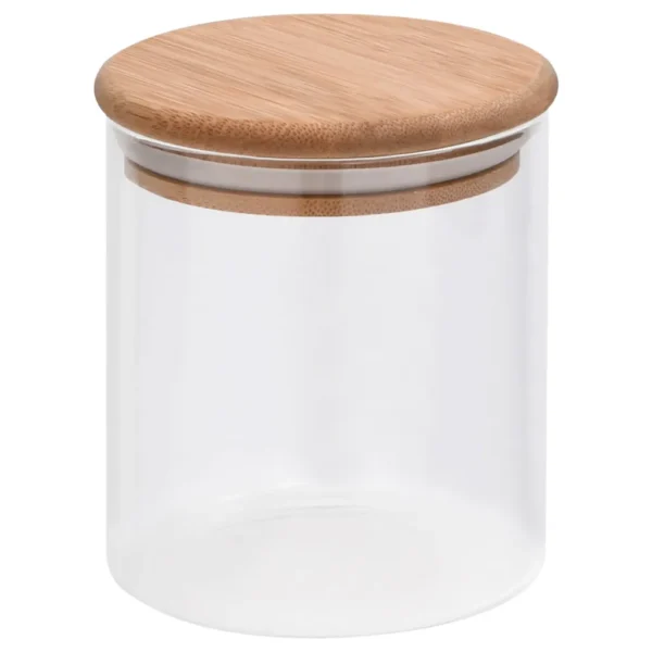 Vorratsgläser mit Bambusdeckel 6 Stk. 600 ml – Bild 6