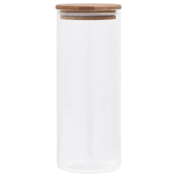 Vorratsgläser mit Bambusdeckel 10 Stk. 1000 ml – Bild 2