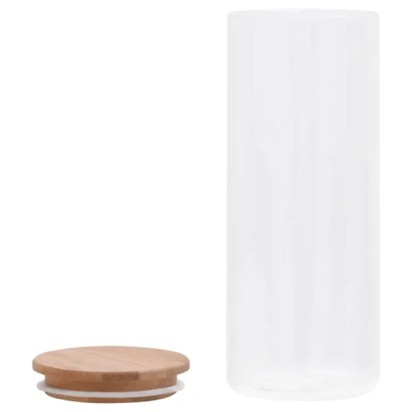 Vorratsgläser mit Bambusdeckel 10 Stk. 1000 ml – Bild 4