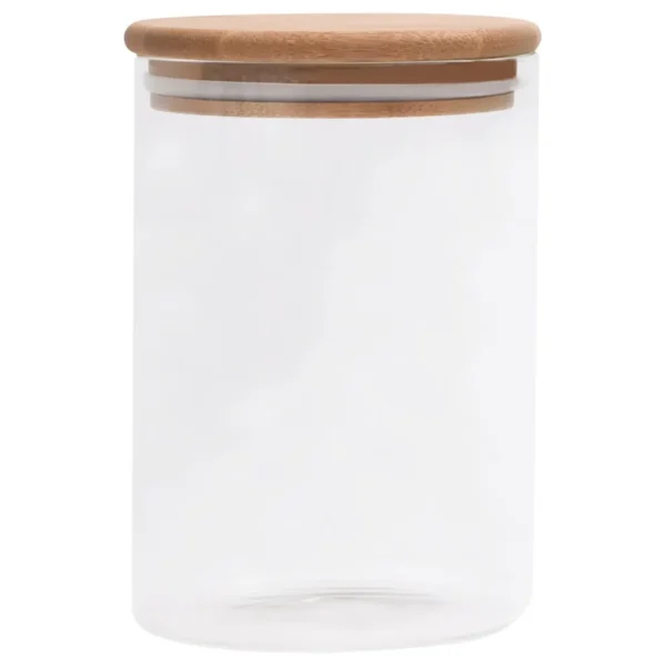 Vorratsgläser mit Bambusdeckel 4 Stk. 800 ml – Bild 6
