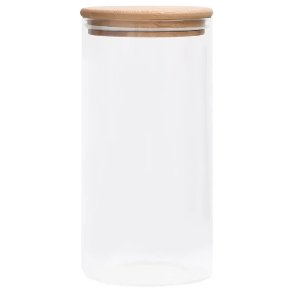 Vorratsgläser mit Bambusdeckel 4 Stk. 1200 ml – Bild 6
