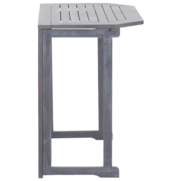 Klappbarer Balkontisch 90 x 50 x 74 cm Massivholz Akazie – Bild 8