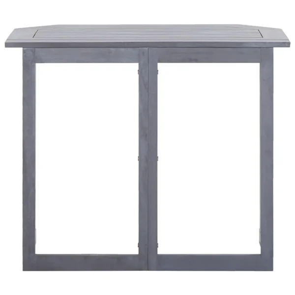 Klappbarer Balkontisch 90 x 50 x 74 cm Massivholz Akazie – Bild 6