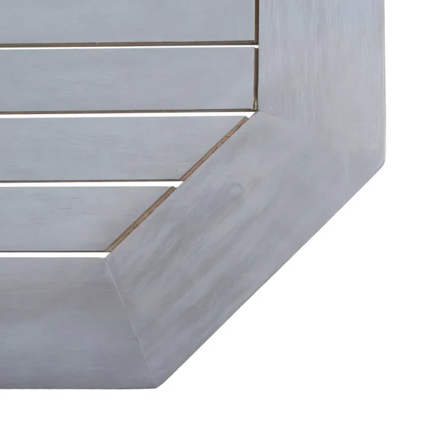 Klappbarer Balkontisch 90 x 50 x 74 cm Massivholz Akazie – Bild 4