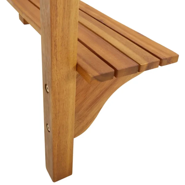 Balkon-Stehtisch 90x37x122,5 cm Massivholz Akazie – Bild 4