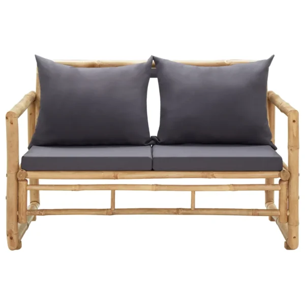 Gartenbank Bambus (115 cm) – Bild 2