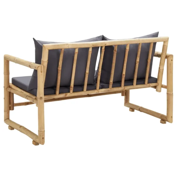 Gartenbank Bambus (115 cm) – Bild 4