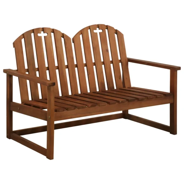 Gartenbank Massivholz Akazie (110 cm)