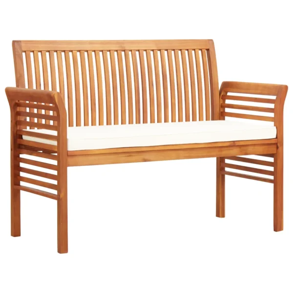 Gartenbank Massivholz Akazie (120 cm)