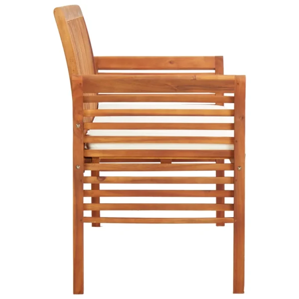 Gartenbank Massivholz Akazie (150 cm) – Bild 3