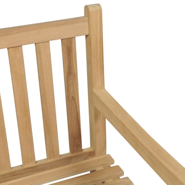 Gartenbank Teak (150 cm) – Bild 4