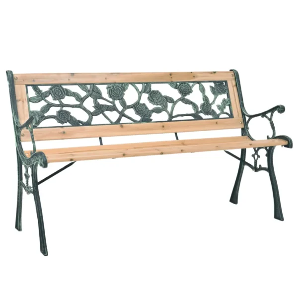 Gartenbank aus Holz (122 cm)