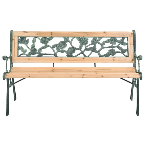 Gartenbank aus Holz (122 cm) – Bild 2