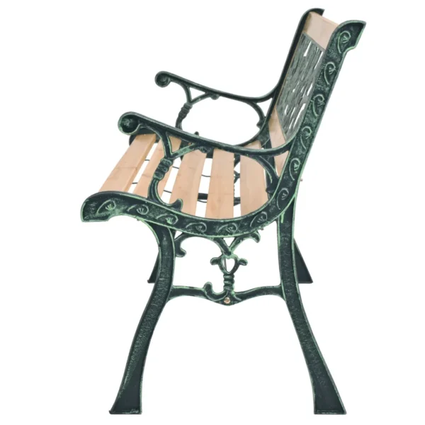 Gartenbank aus Holz (122 cm) – Bild 3
