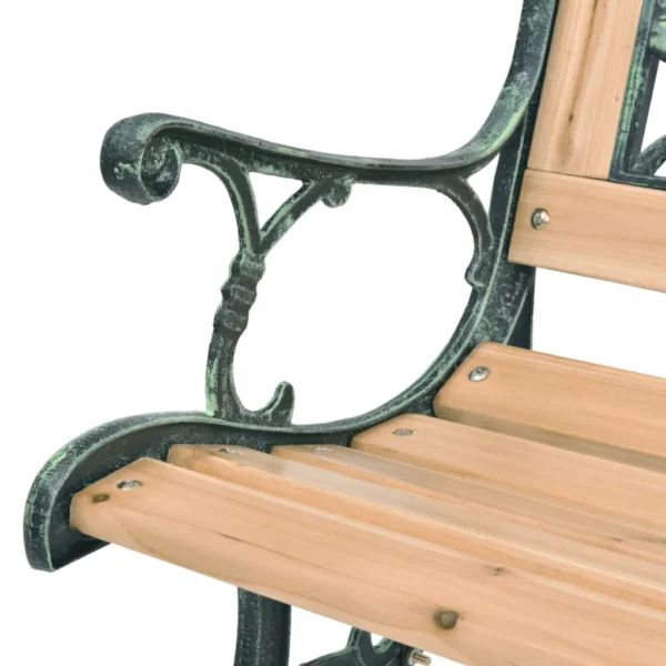 Gartenbank aus Holz (122 cm) – Bild 5