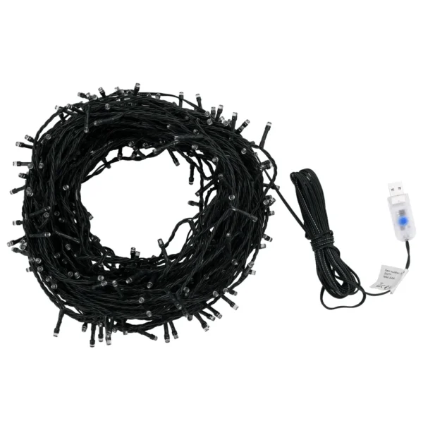 Lichterkette 400 LEDs Kaltweiß – Bild 2