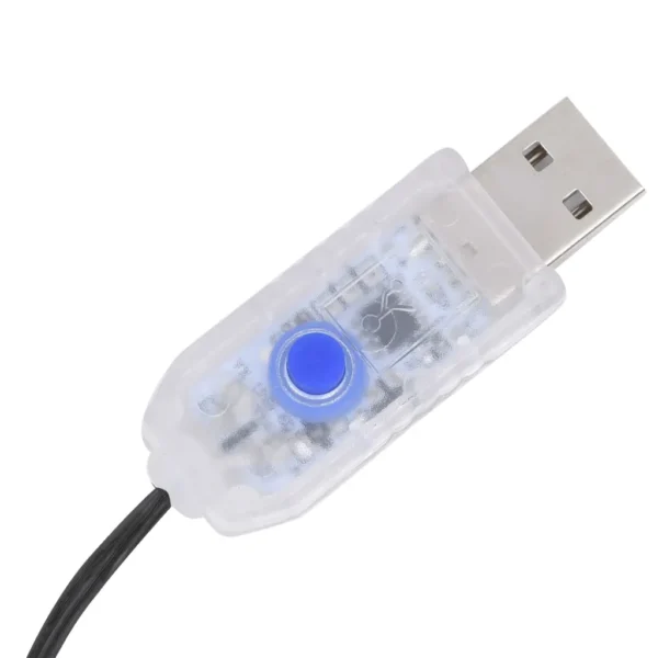 Lichterkette 400 LEDs Kaltweiß – Bild 3