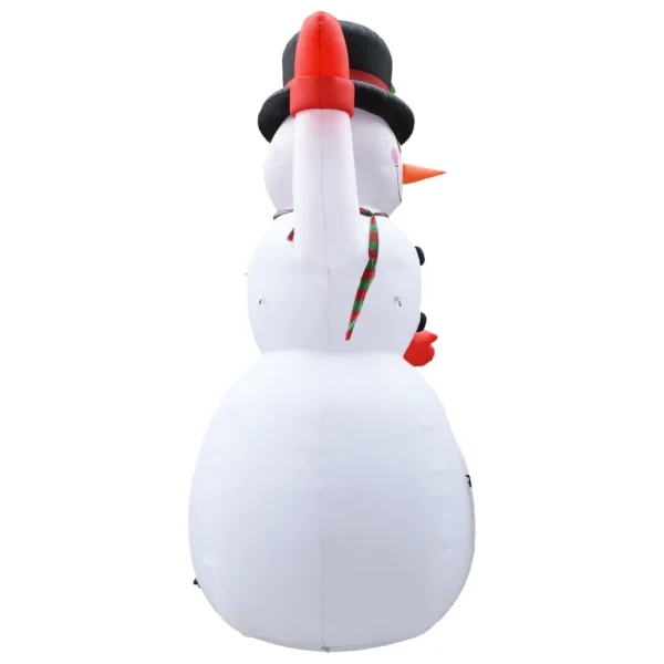 Aufblasbarer Schneemann mit LED – Bild 4