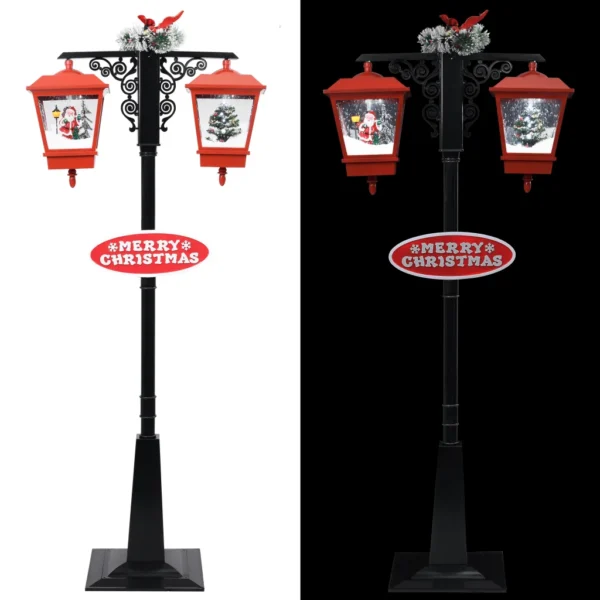 Weihnachts-Straßenlampe mit Weihnachtsmann 188 cm – Bild 3
