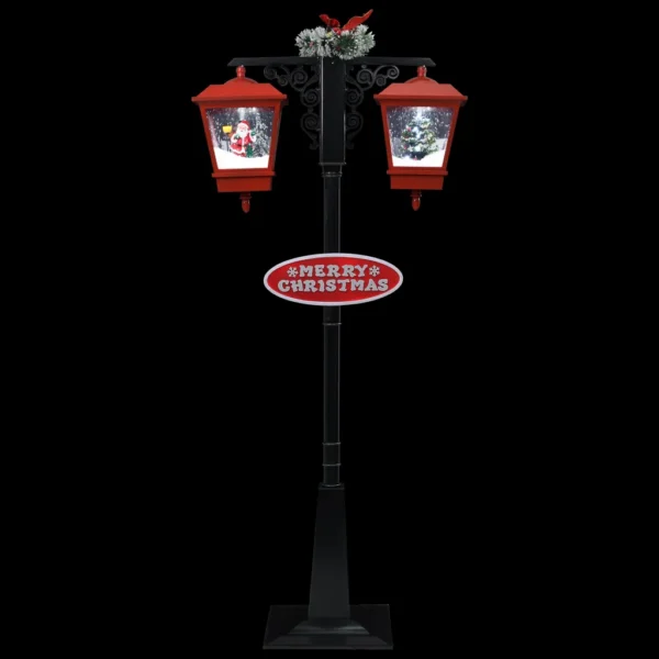 Weihnachts-Straßenlampe mit Weihnachtsmann 188 cm – Bild 4