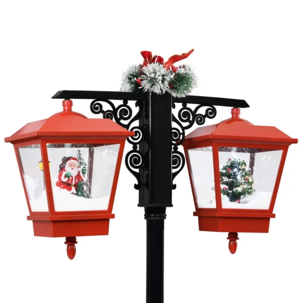 Weihnachts-Straßenlampe mit Weihnachtsmann 188 cm – Bild 8